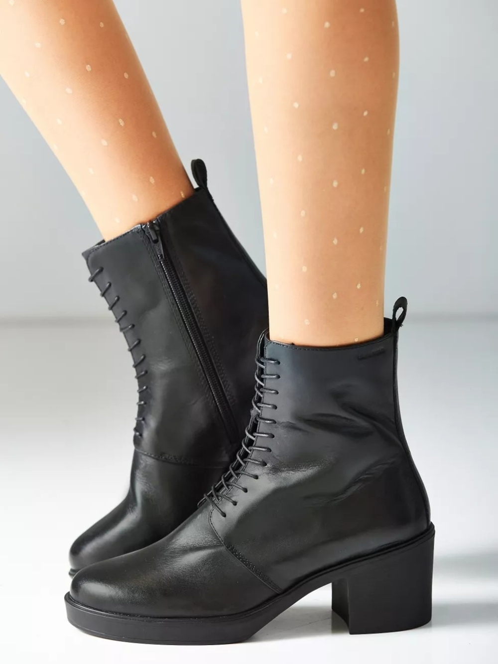 NEW Vagabond Tilda Leather Lace-Up Boots $195 NWT Size 10 Sz 41